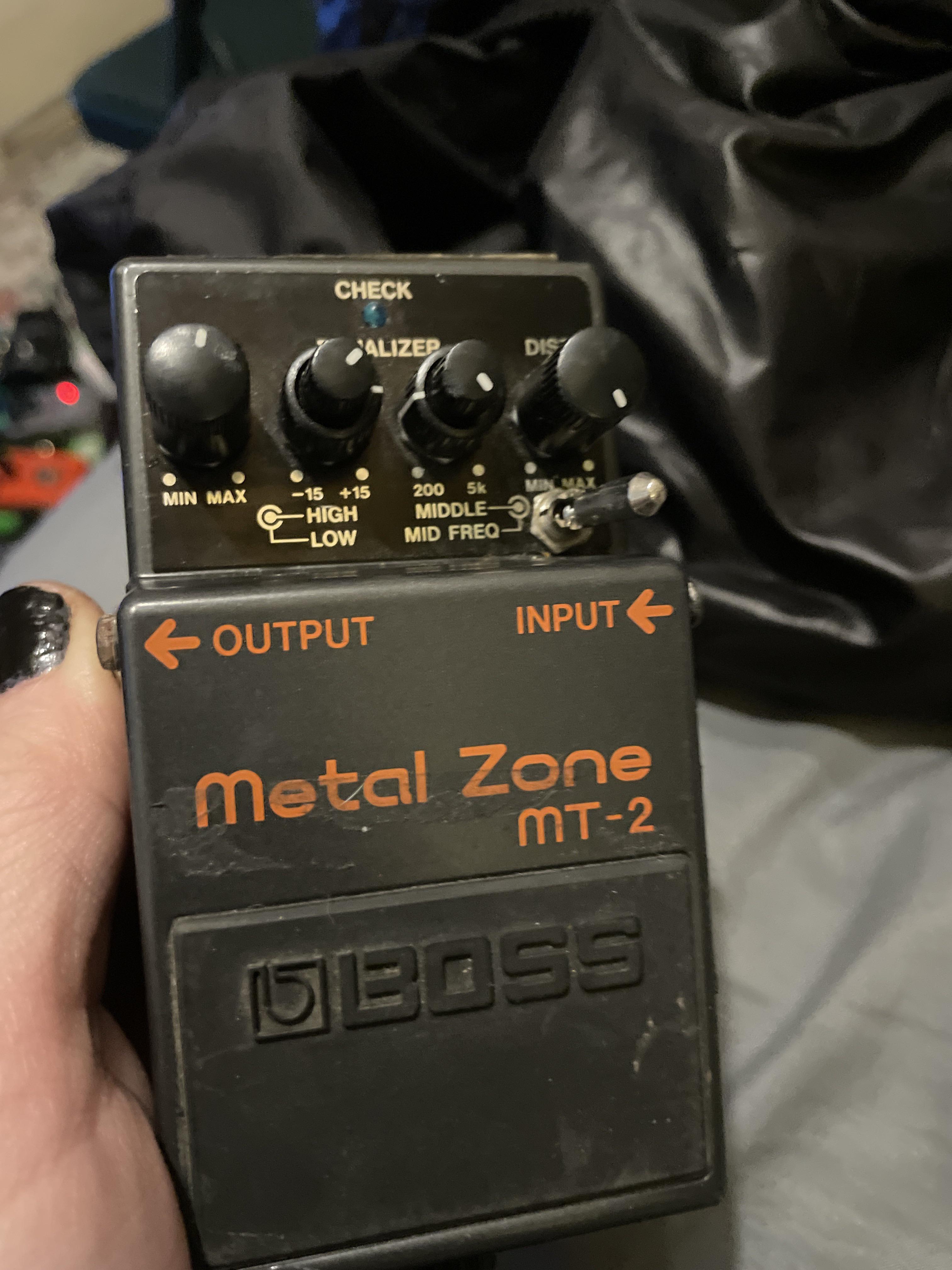 Robert Keeley Modded metal zone: acquired at pawn shop for $45 : r
