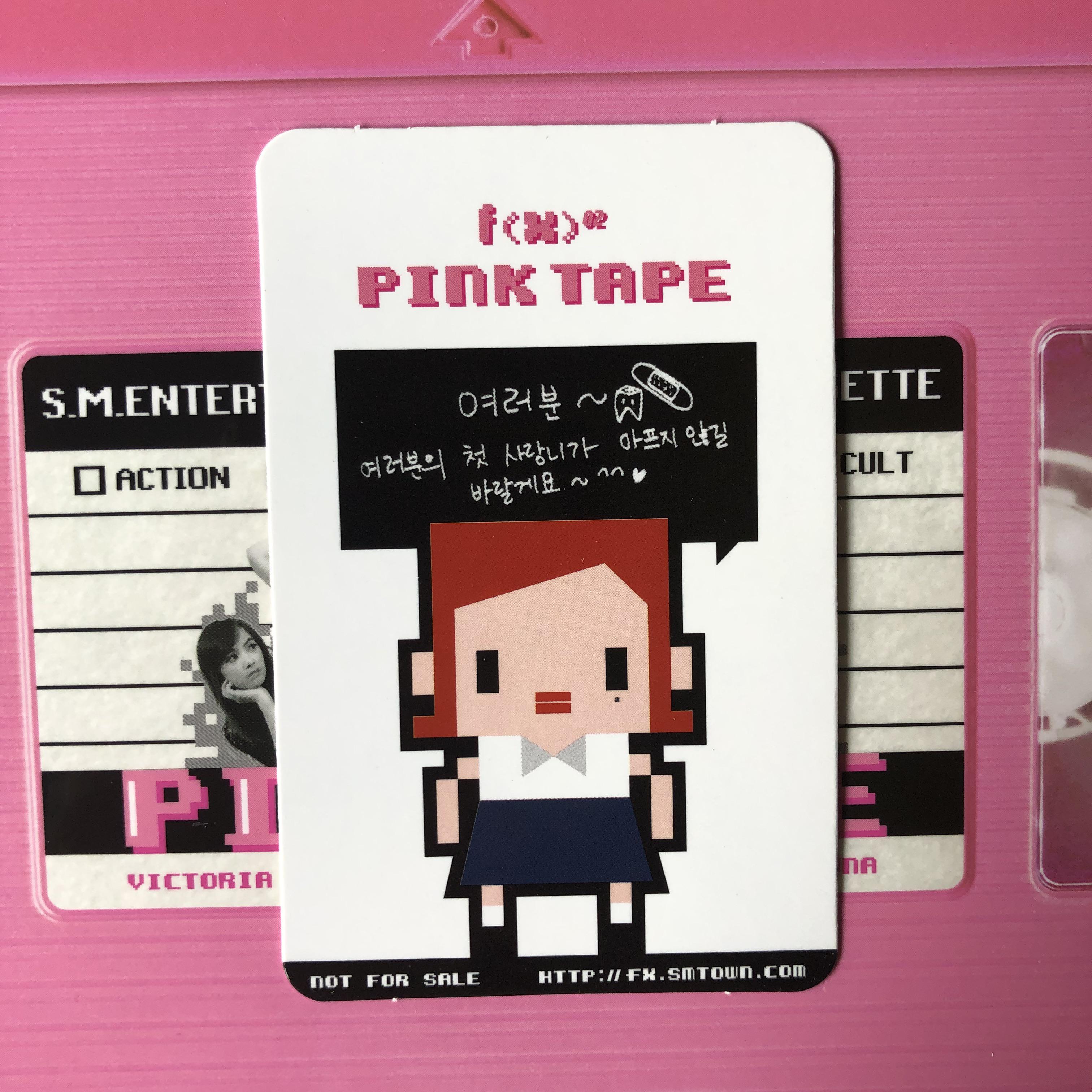 WTS] [WORLDWIDE SHIPPING FROM HK] F(X) Pink Tape Album CD + Sulli