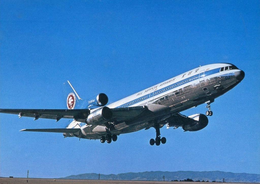 全日本空輸トライスターポストカード : r/aviation