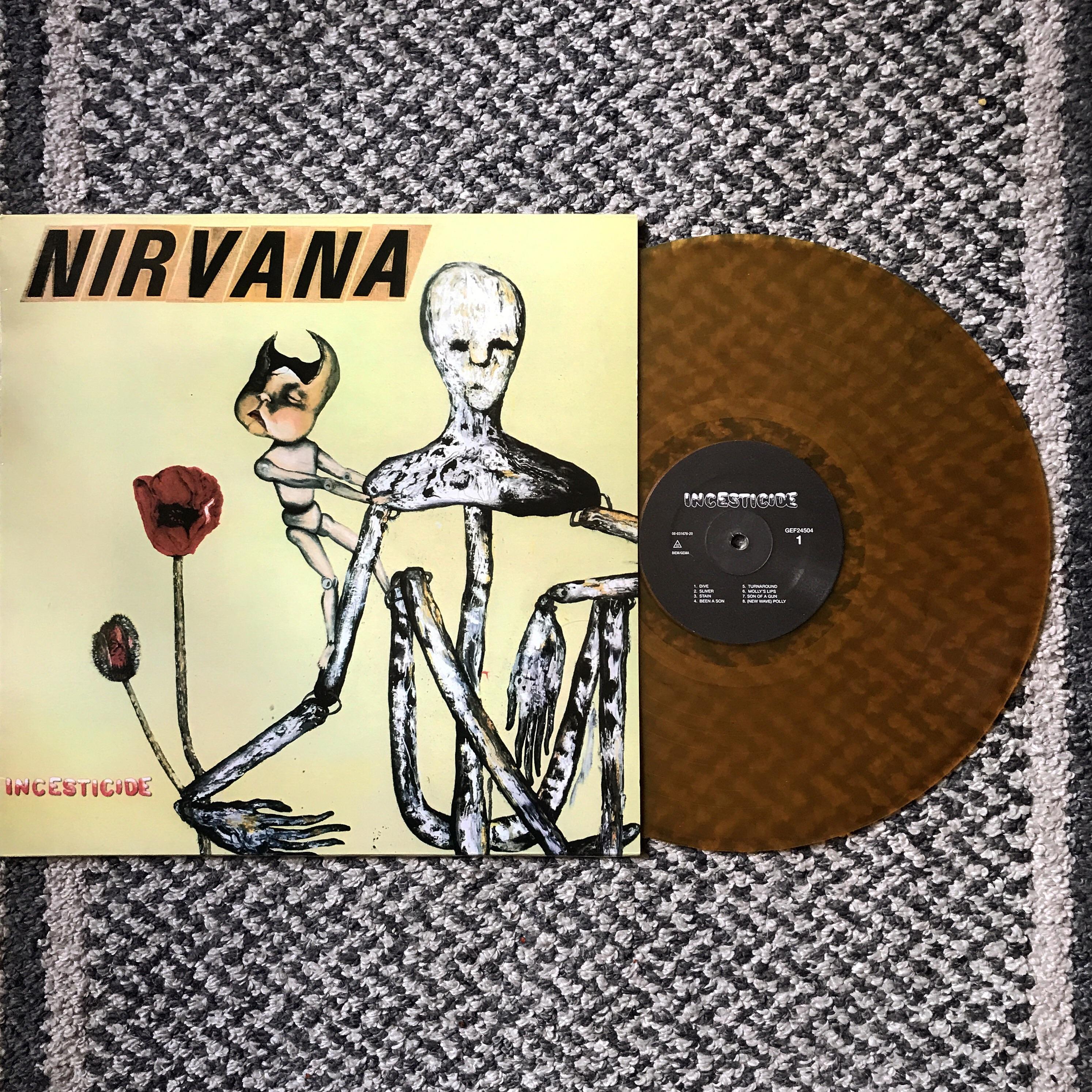 Recent pick up: Nirvana-Incesticide colored vinyl : r/vinyl