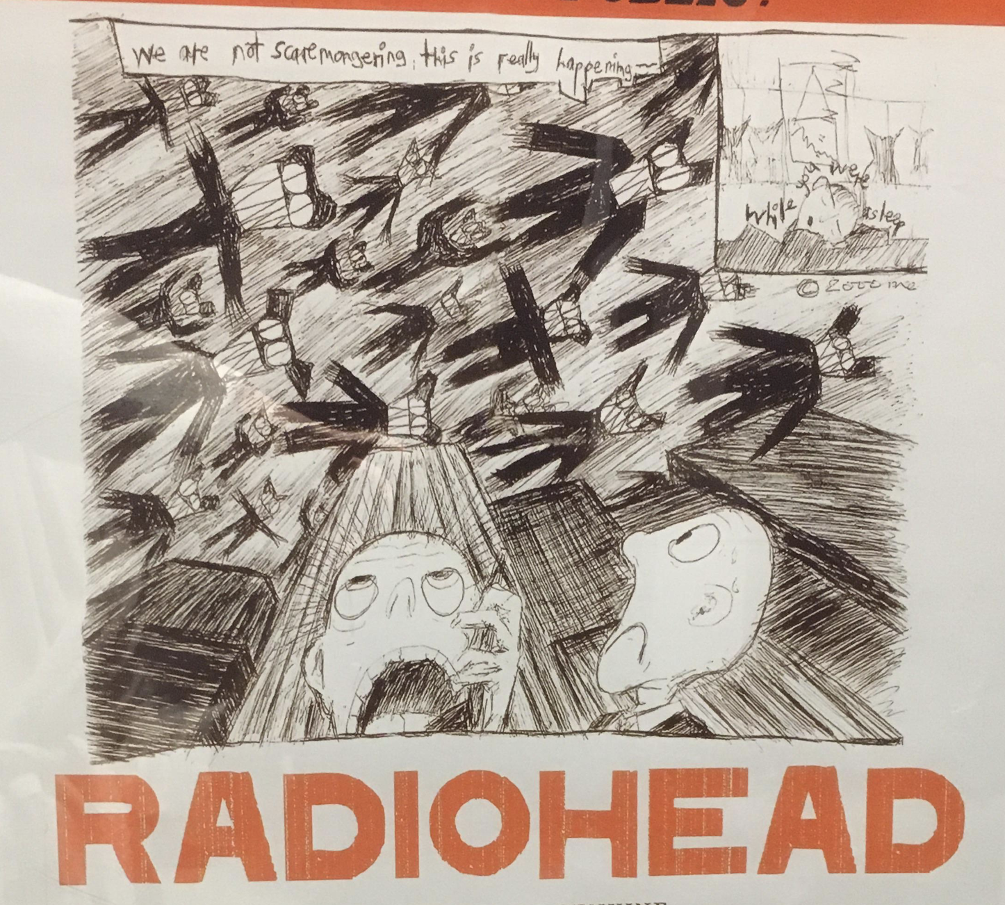 昔持ってたレディオヘッドのポスター、今超関係あるじゃん！ : r/radiohead