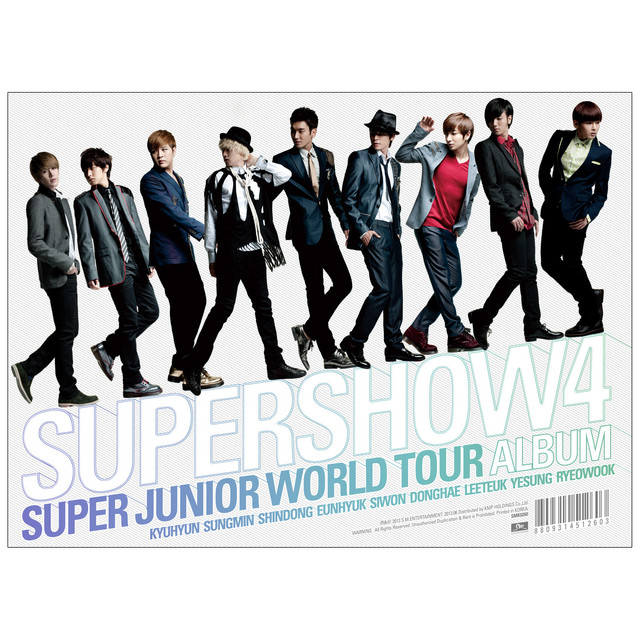 メンバーサイン入り！SUPER JUNIOR the 4th ALBUM SUPER SHOW 4
