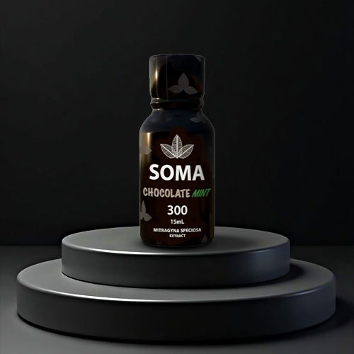 Soma Nano Kratom Shot Chocolate Mint 300mg – 15ml Bottle