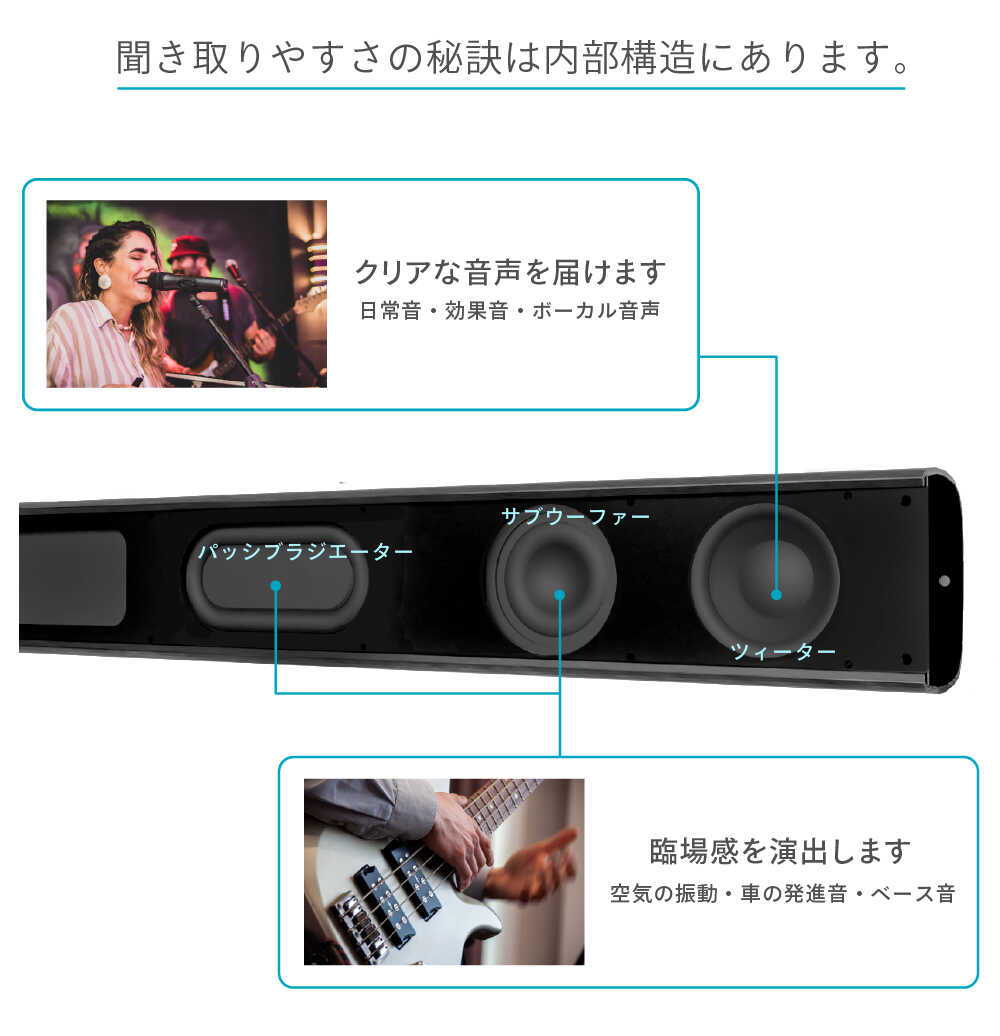 FUNLOGY Sound3 / サウンドバー