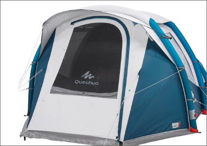 公式】ケシュア 人気急上昇！簡単・快適 エアーテント・ファミリー