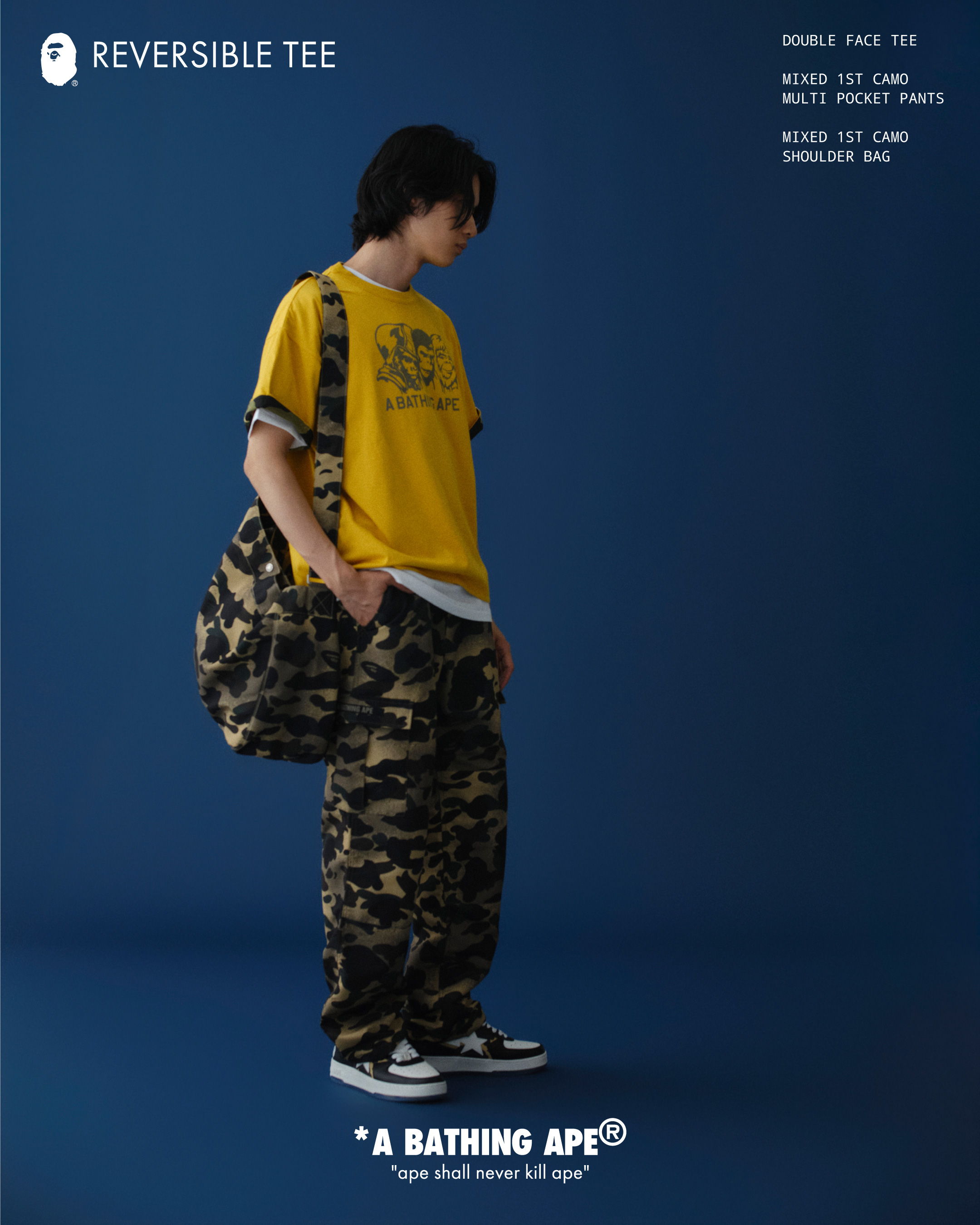 BAPE®︎ LEGACY “1ST CAMO”の 30年の軌跡と革新を纏うアイテムが登場