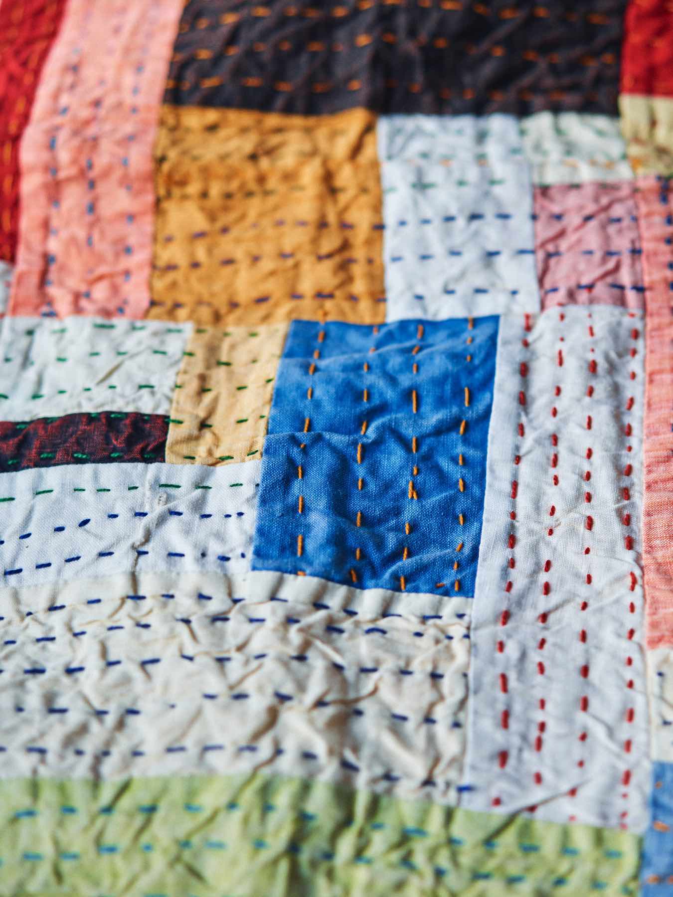 パッチワークカンタキルト2024.2 – Orné de Feuilles