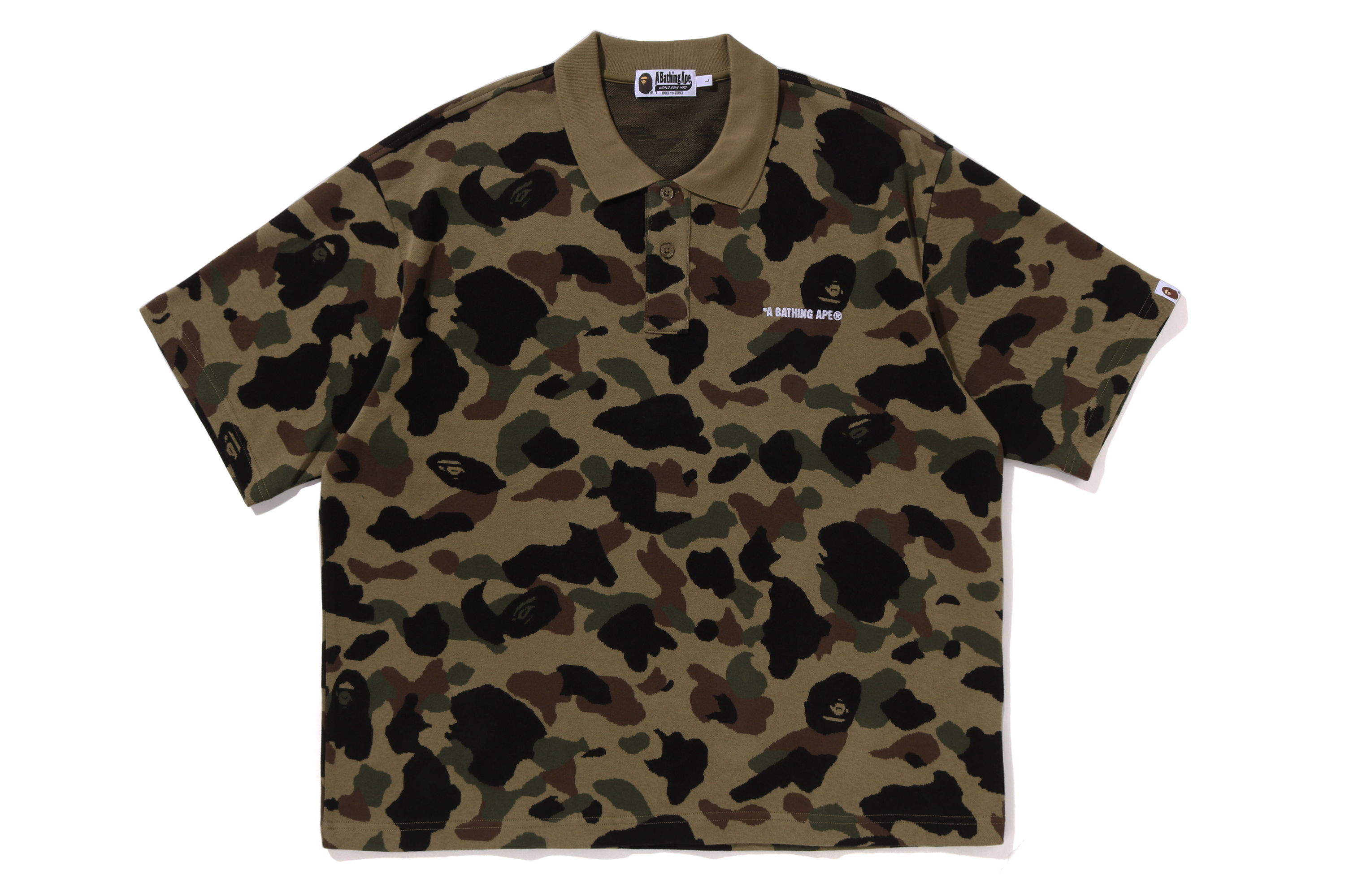 プルオーバージャケット オレンジ 迷彩 カモ BAPE