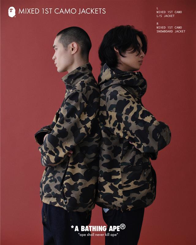 BAPE®︎ LEGACY “1ST CAMO”の 30年の軌跡と革新を纏うアイテムが登場