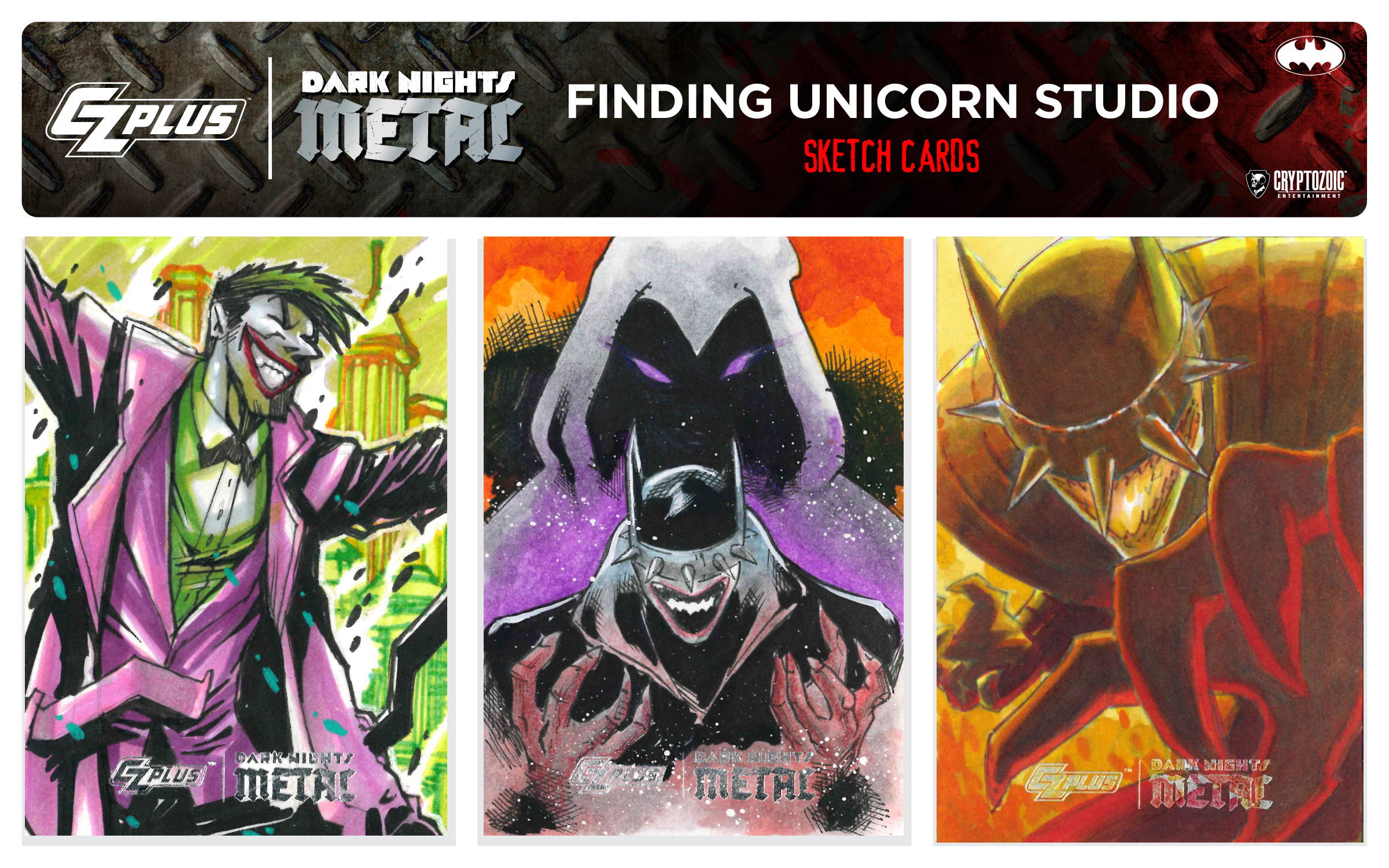 CZPlus Dark Nights: Metal Trading Cards: Sketch Card Showcase