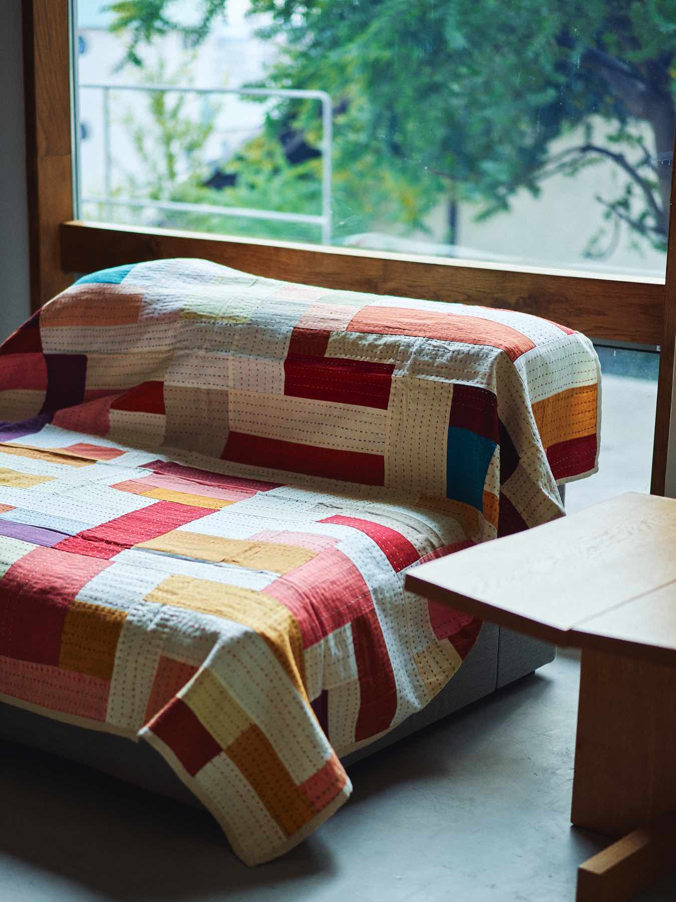 パッチワークカンタキルト2024.2 – Orné de Feuilles