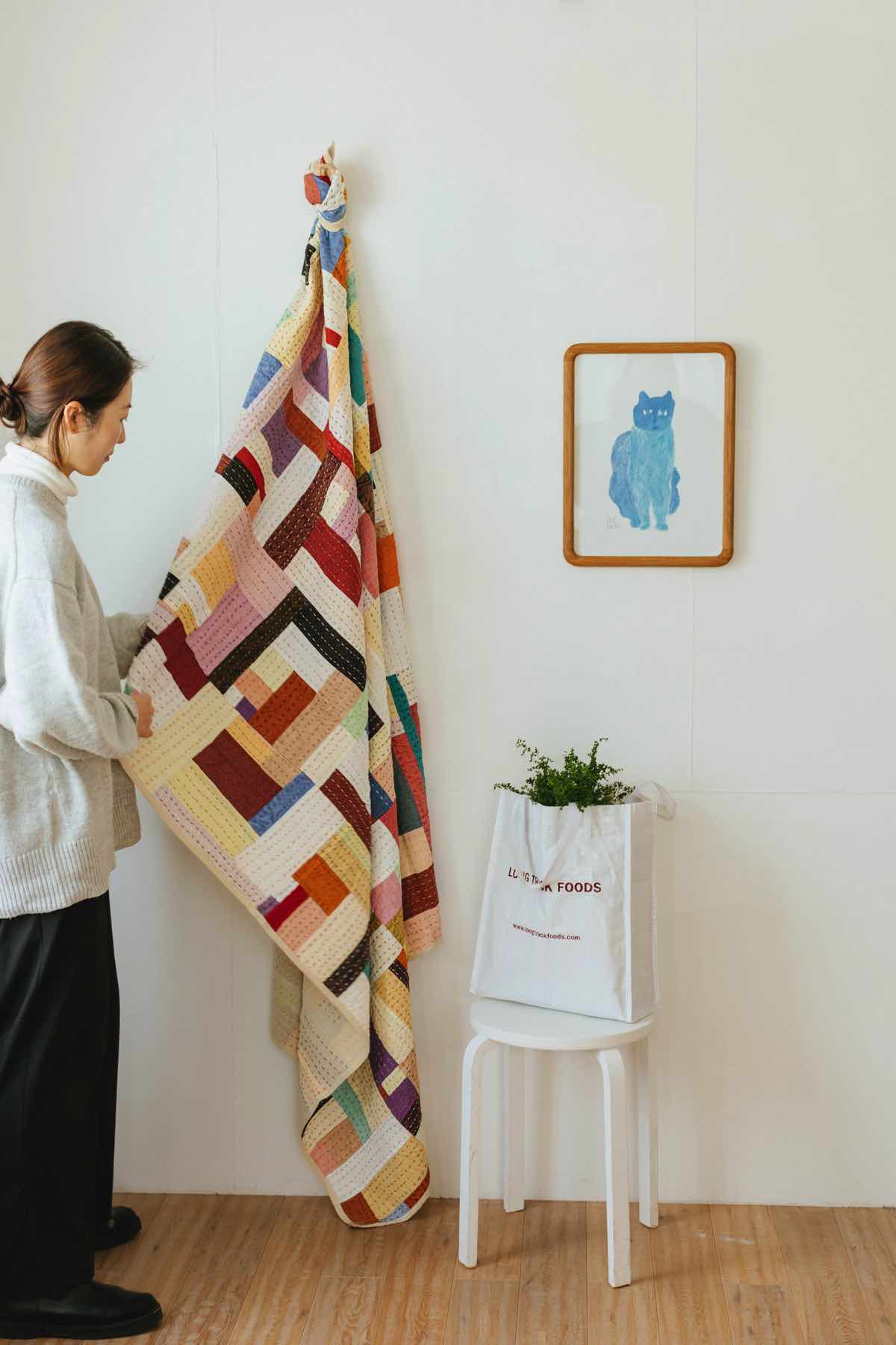 パッチワークカンタキルト2024.2 – Orné de Feuilles