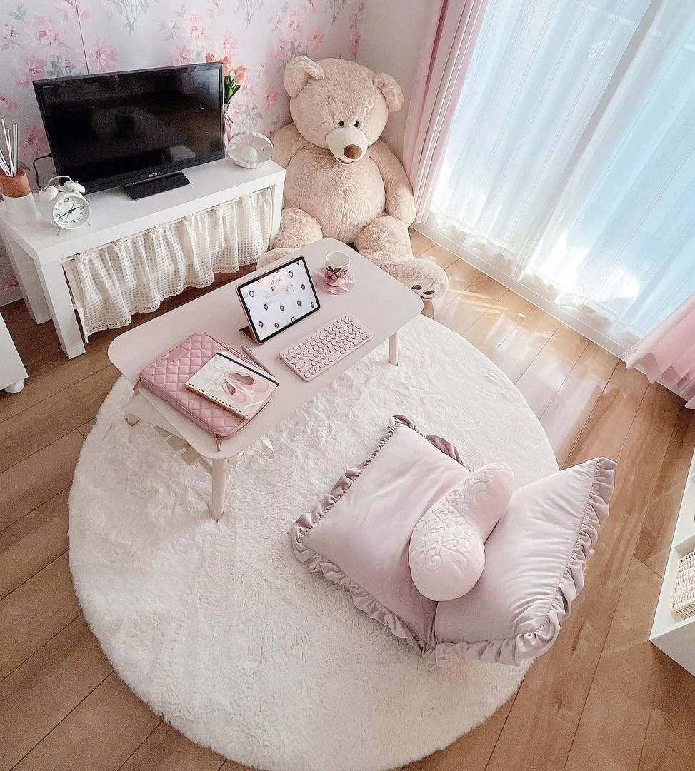 Francfranc フランフラン シャルム フロアチェア グレー ピンク 楽天