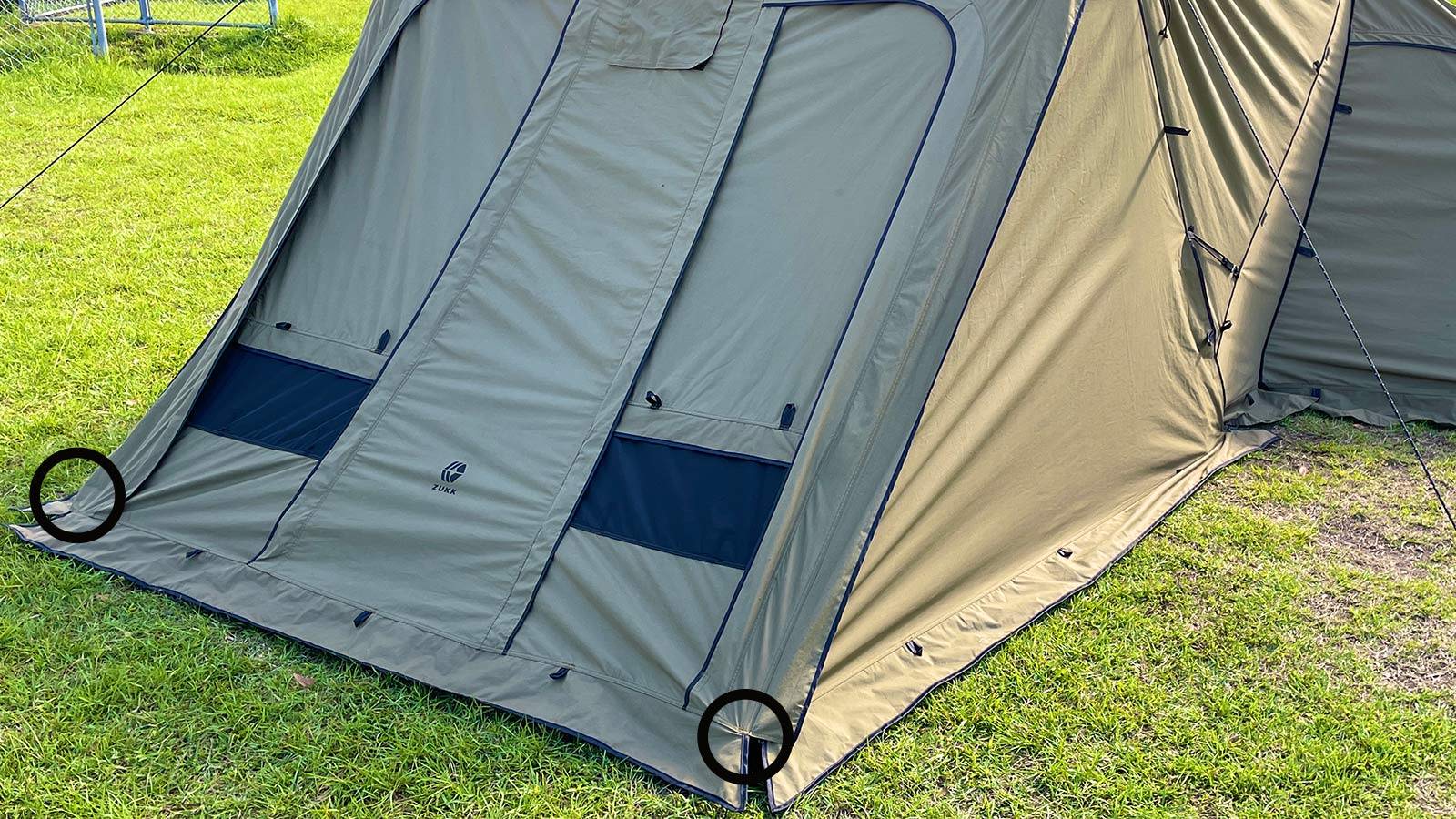 前幕付き マギーテント 軍幕 変形パップテント zukk