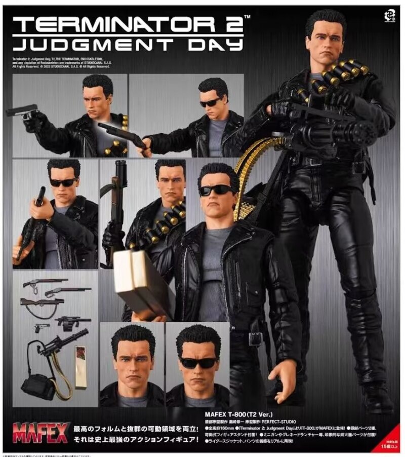 MAFEX Terminator 2: Judgement Day T-800 Figure Preview - ToyNewsI.com