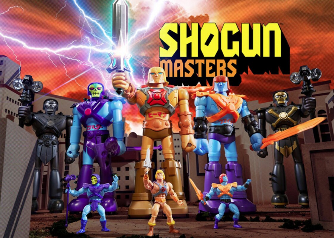 Mattel - Shogun Masters of the Universe He-man and Faker Battle