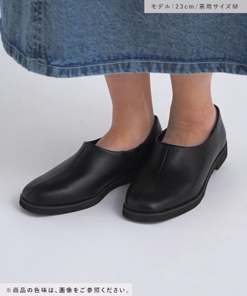 軽量/消臭/抗菌防臭】軽らくスクエアトゥスリッポン | [公式