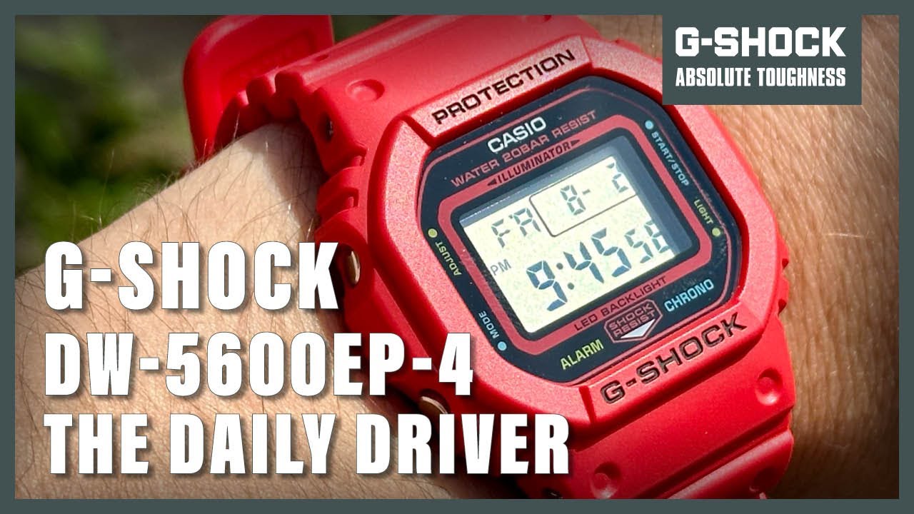 Unboxing The Casio G-Shock DW-5600EP-4 - YouTube