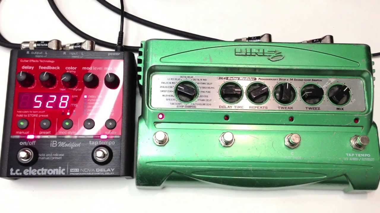 TC Electronic iB Modified Nova Delay ND-1 VS. Line 6 DL4 Digital