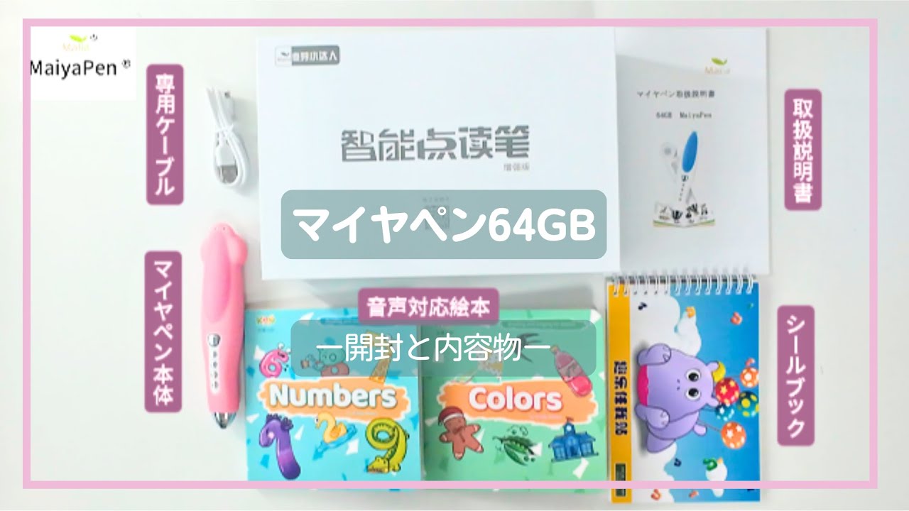 開封レビュー】MaiyaPenマイヤペン64GBモデルのセット内容をご紹介