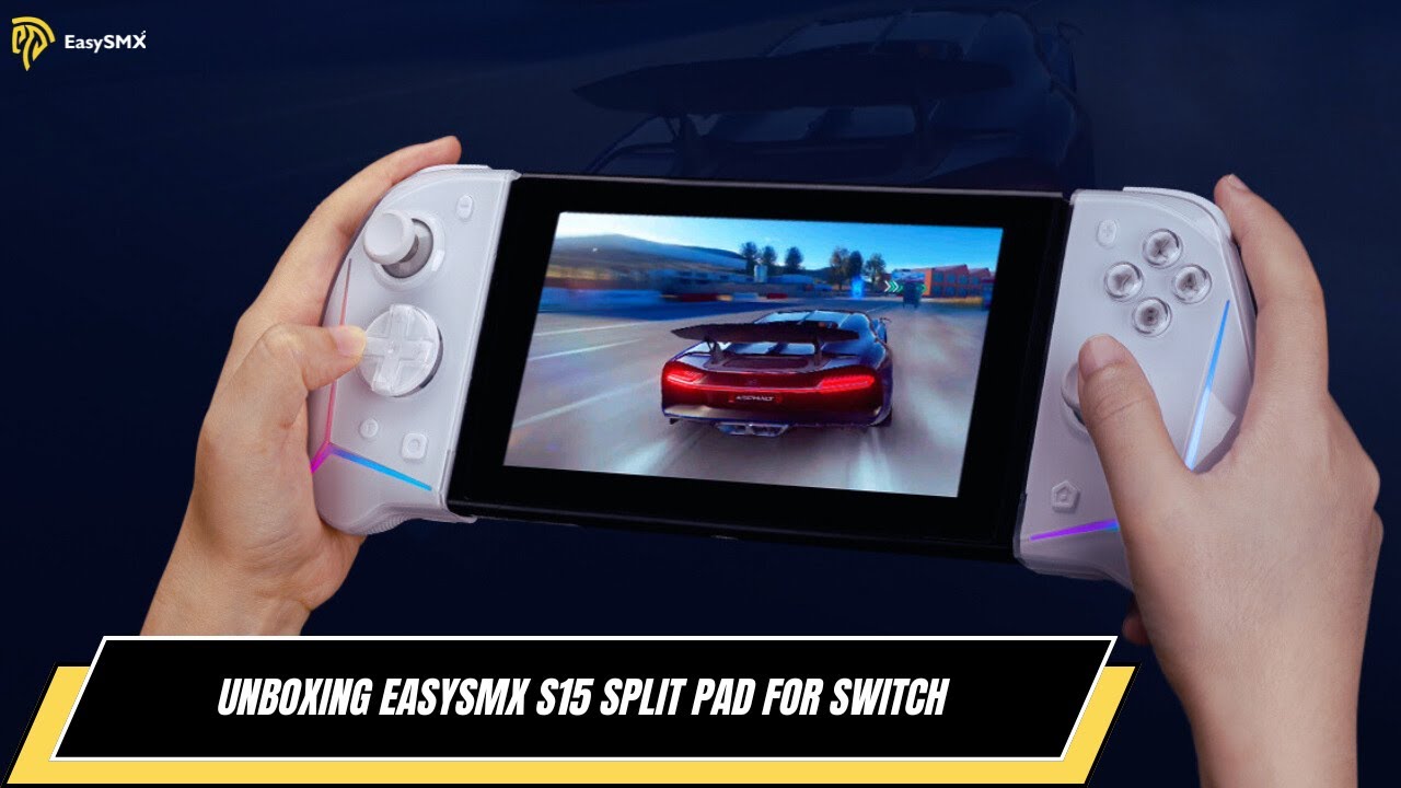 EasySMX® S15 Split Pad for Switch – Anti-Drift, Ergonomic Design