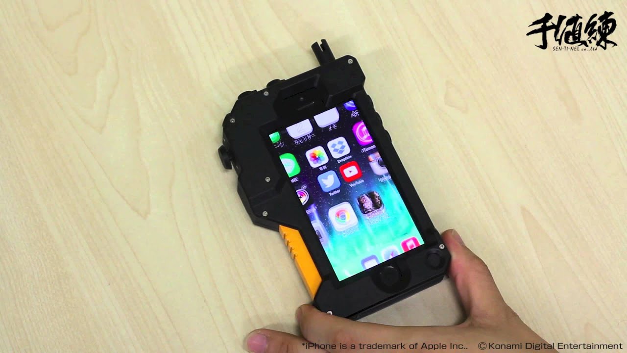 IDROID型iPhoneケース／iPhone取付け方法、ギミック紹介 - YouTube