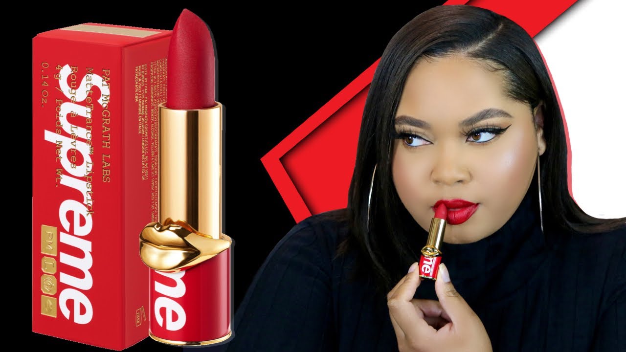 Pat McGrath x SupremeThe Best Red Lipstick Ever??? + 10