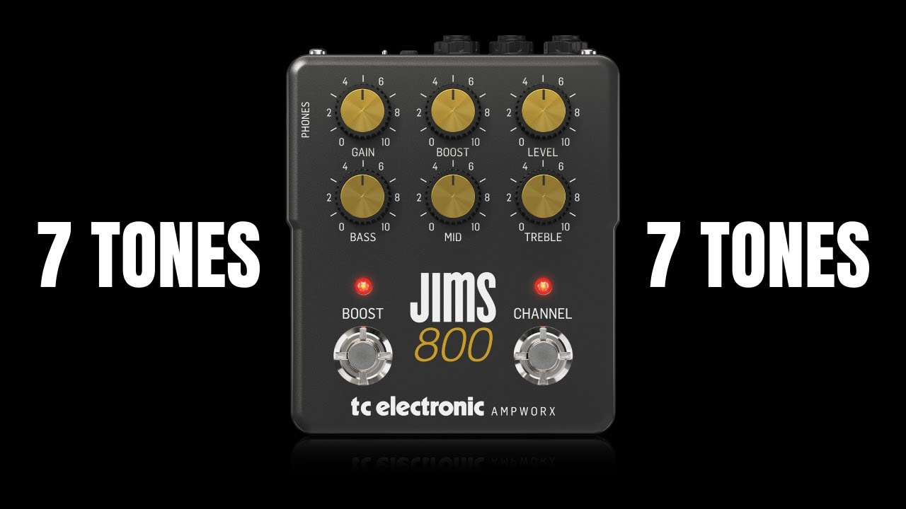 TC ELECTRONIC AMPWORX JIMS 800 - 7 Tones (No Talking) - YouTube