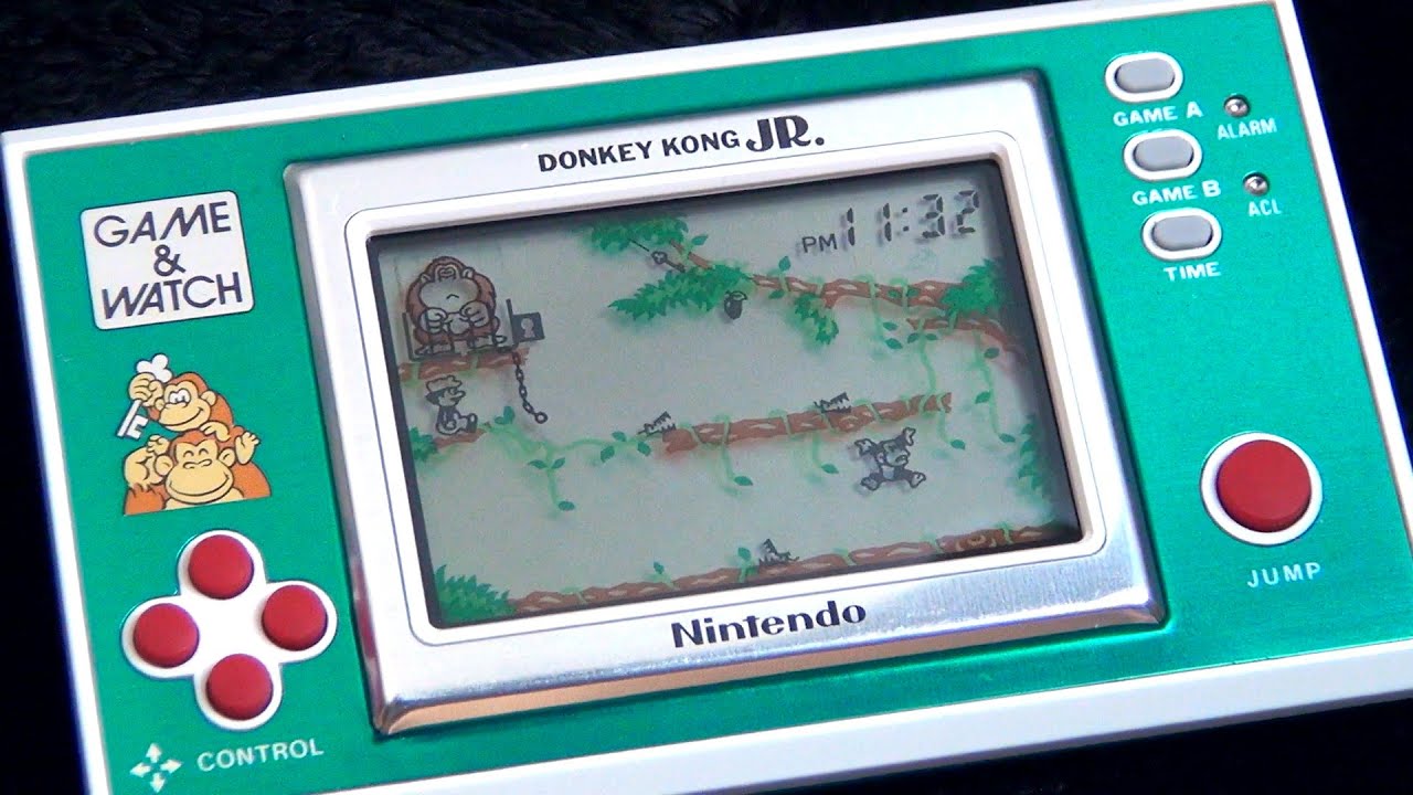 レトロ 液晶ゲーム】任天堂 ゲームウォッチ ドンキーコングJR