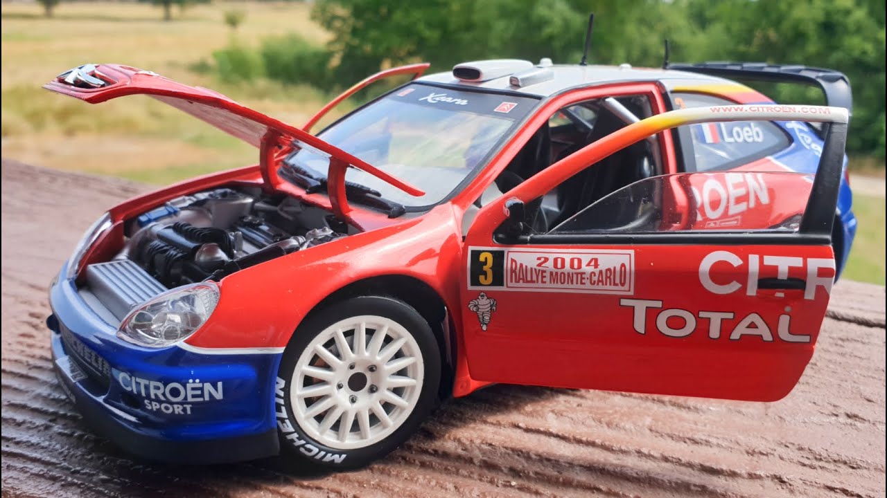 Citroen Xsara WRC 2004 #3 Loeb / Elena Tour de Corse 1/18 Solido