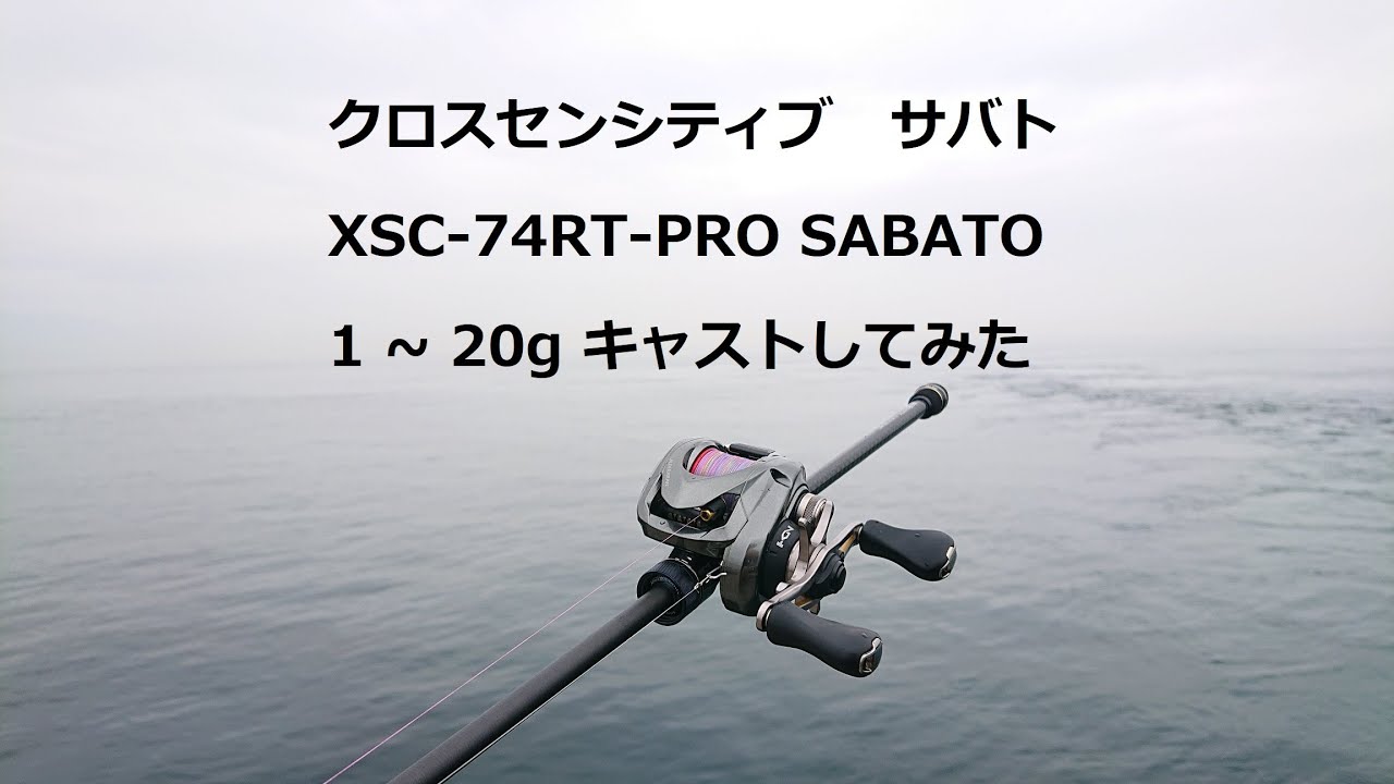 インプレ】クロスセンシティブのサバトを1～20gで投げてみた - YouTube