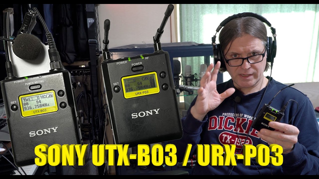 SONY UTX-B03 / URX-P03 - Review / Vocal Sound Test - YouTube