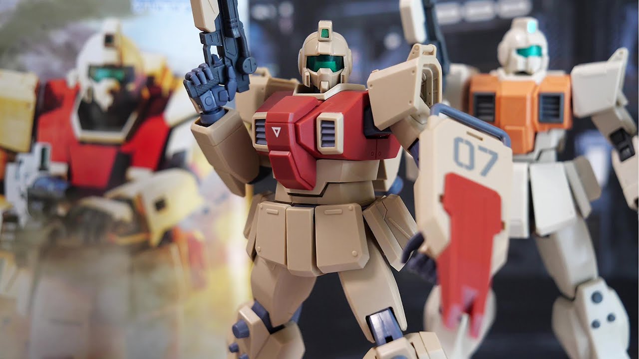 Compare with the Gunpla version! The GM head is also reproduced