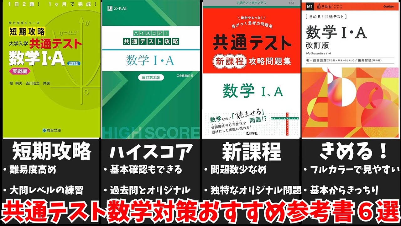 Use this] 6 recommended reference books for the Common Test