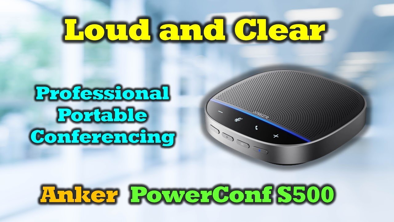 Anker PowerConf S500 Speakerphone - Full Review & Demo - YouTube