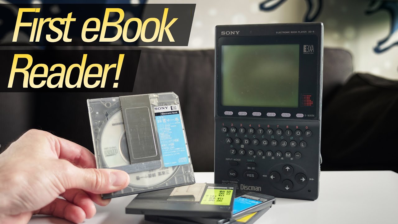 Sony Data Discman: The First eBook Reader! - YouTube