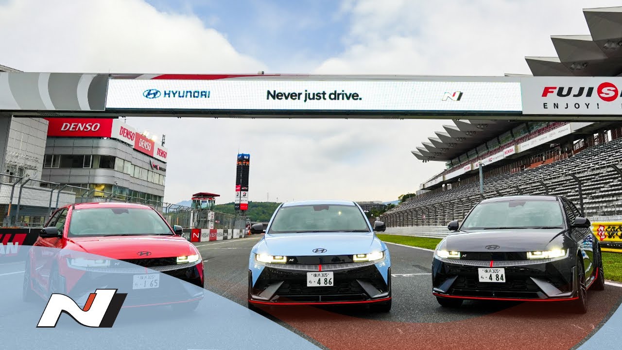 IONIQ 5 N | 富士スピードウェイTrack Day | ヒョンデ - YouTube