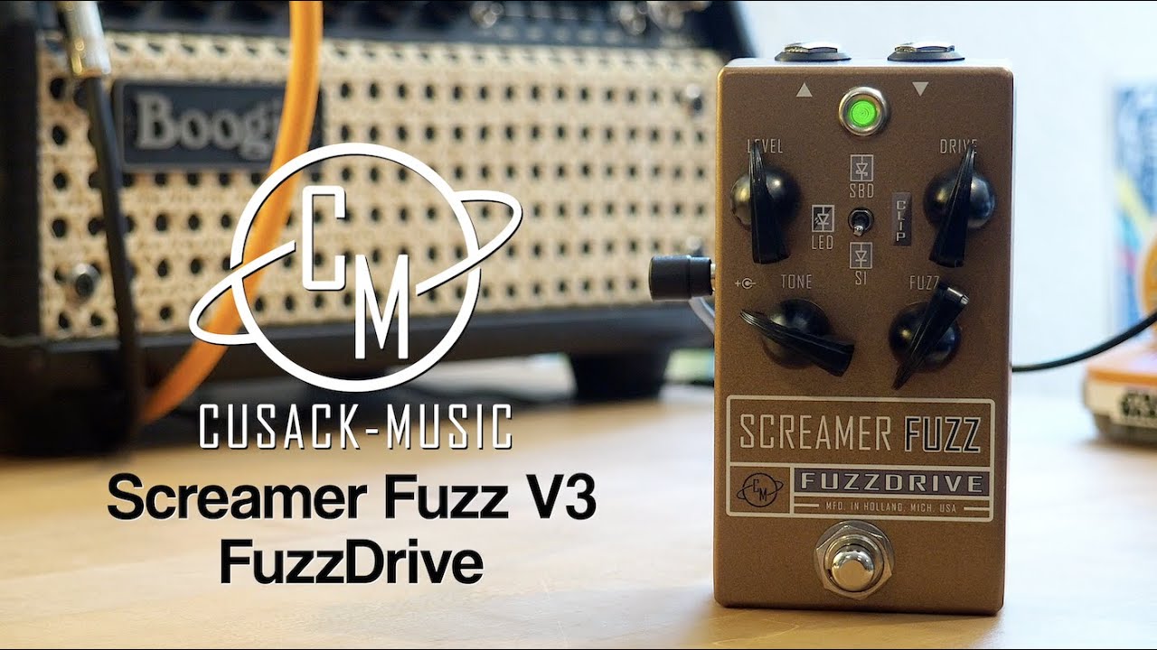 Cusack Music Screamer Fuzz V3 Fuzzdrive - YouTube