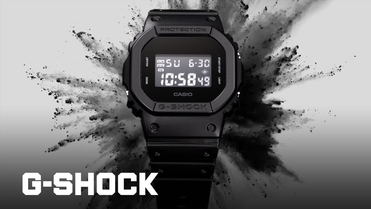 G-SHOCK DW-5600BB : CASIO G-SHOCK - YouTube