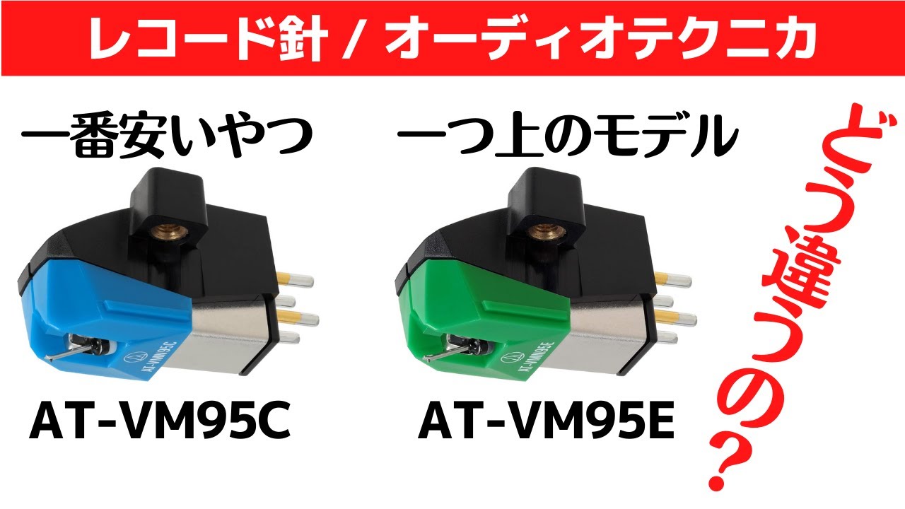 Audio-Technica AT-VM95E Record Stylus Sound Quality Review - YouTube