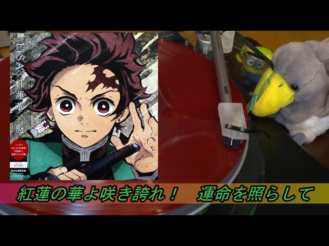 LiSA】紅蓮華 レコード「鬼滅の刃」歌詞付「Demon Slayer」Gurenge