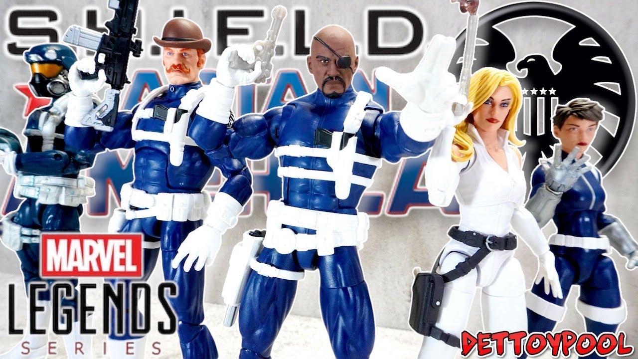 S.H.I.E.L.D.】マーベルレジェンド シールド3パック ＋ クエイクを