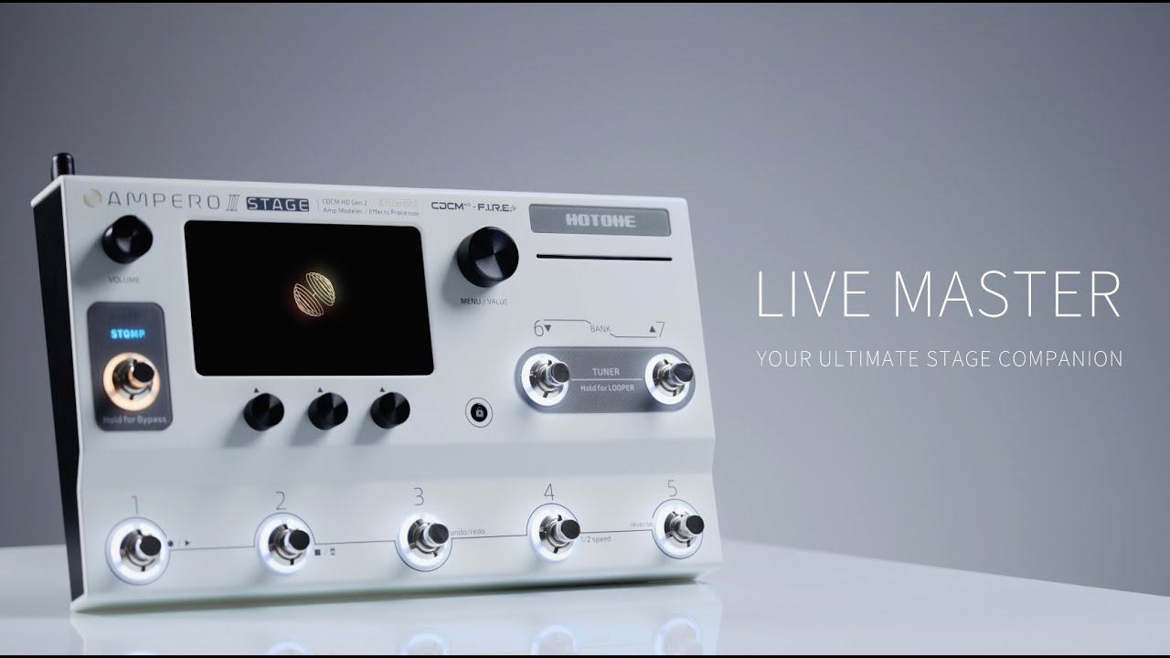 HOTONE AMPERO 2 STAGE アンプモデラー ＆ マルチエフェクター / IR