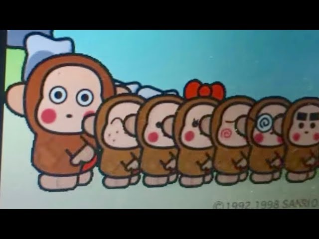 SANRIO MONKICHI's Shuffle friends 【Don't drown!】 - YouTube