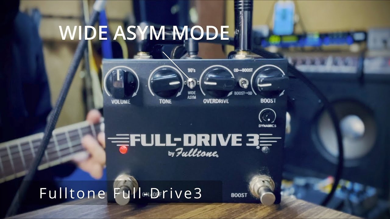 Review Fulltone Full-Drive3! I also compared the sound with the