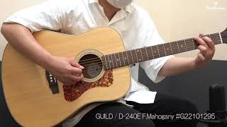 Red Guitars - GUILD / D-240E F.Mahogany #G22101295 - YouTube