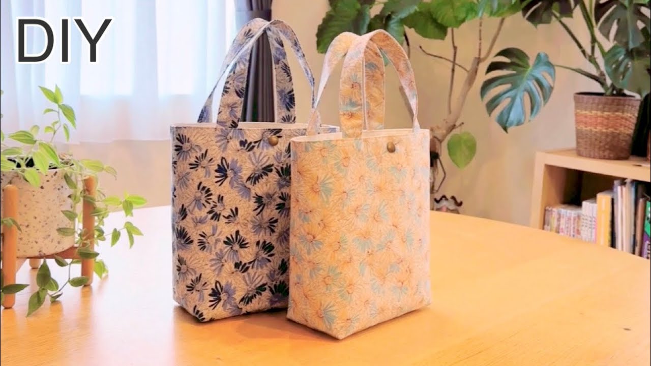 毎日使いたいトートバッグ,How To Make Daily Totebag,Easy Sewing