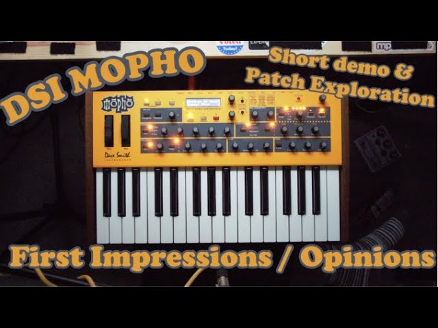 Dave Smith's Mopho Keyboard // First Impressions - YouTube