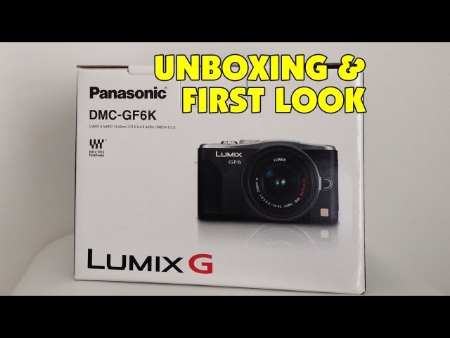 Panasonic Lumix DMC-GF6 Unboxing & First Look - YouTube