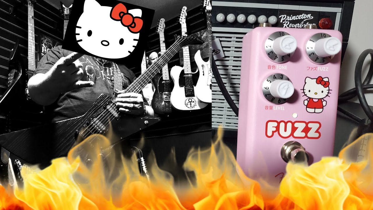 Review & Demo: Fender Hello Kitty Fuzz Effects Pedal!! Does Pink